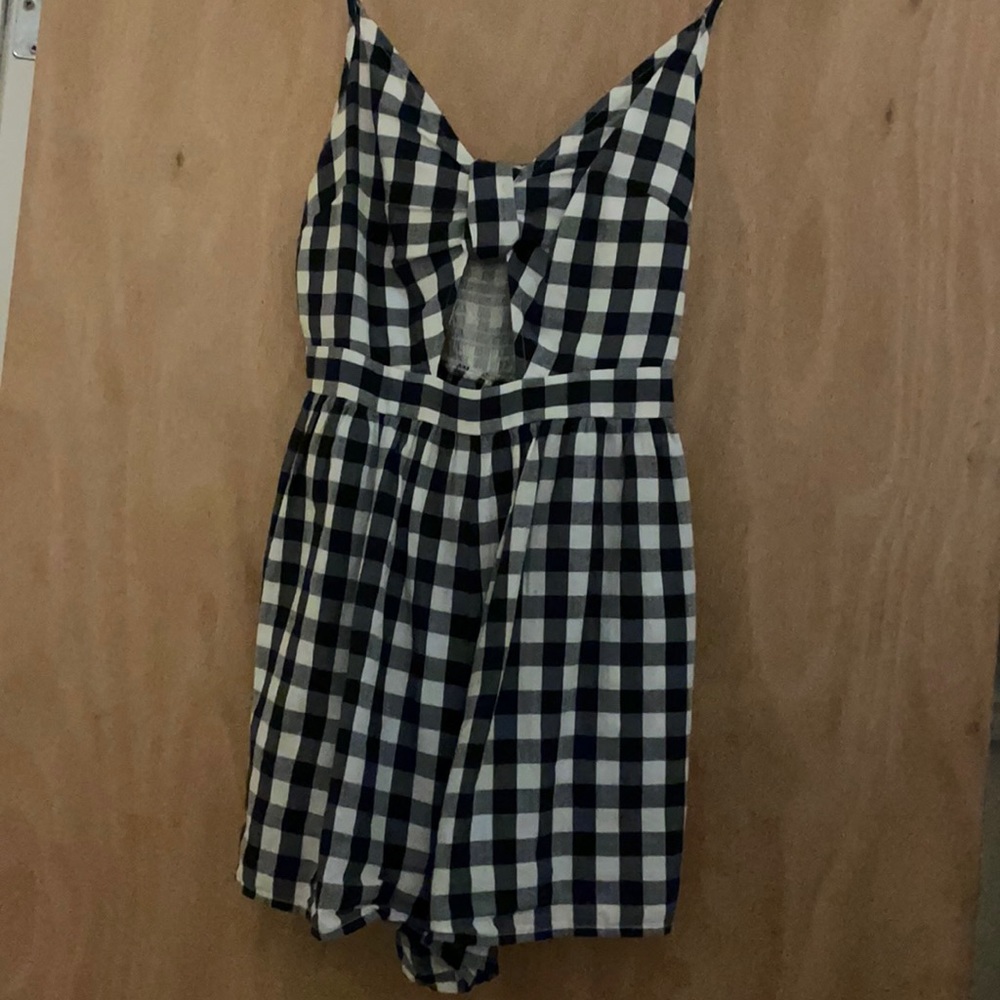 Gingham Romper - image 1
